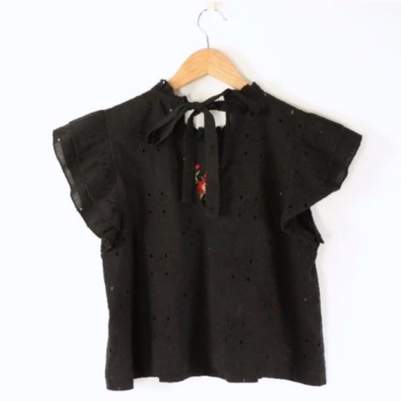 Free people floral embroidered top - Picture 2 of 5